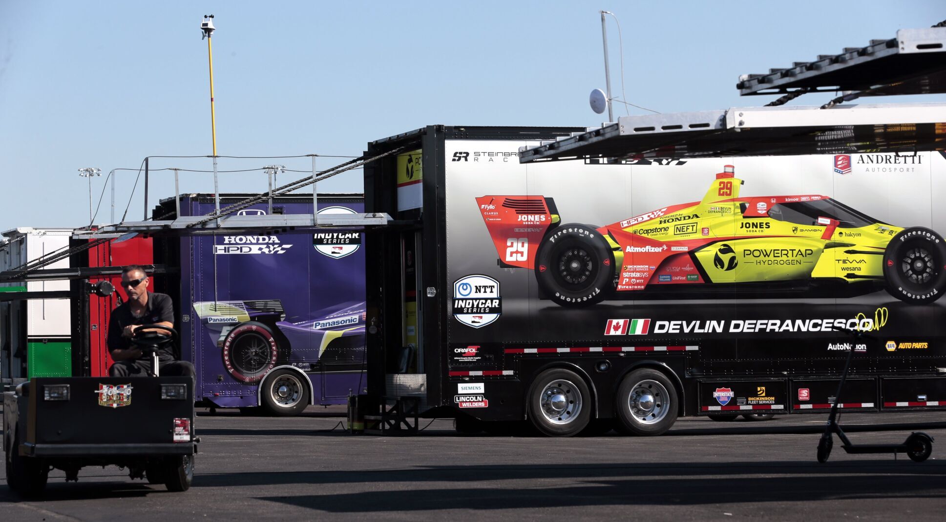 Indycar testing for Bommarito Automotive Group 500